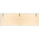 55402040 - Frontpanel 1600mm Birch