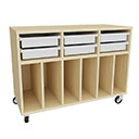 IRIS Pupil�s storage with 6 low trays