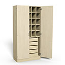 IRIS Sewing kit cabinet 5A4 H2100 W1000 D470, 25pcs room upper, 10 pcs drawers lower