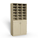 IRIS High Post sorting cabinet 5A4 H2100 W1000 D470, 2A4 doors