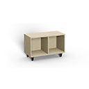 IRIS Low bookcase 1A4 with 2 room, H518 B810 D400