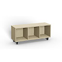 IRIS Low bookcase 1A4 with 3 room, H518 B1205 D400