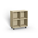 IRIS Low open bookcase 2A4 with 4 room, H915 B810 D400