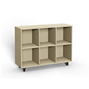 IRIS Low open bookcase 2A4 with 6 room, H915 B1205 D400