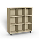 IRIS open bookcase 3A4 with 9 room, H1310 B1205 D400