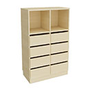 IRIS Merchant counter, H-1310 W-810 D-418, 8 drawers